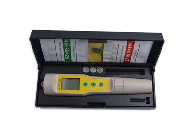 China Home / School Handy Ph Meter With Temperature Compensation , Yellow Color for sale