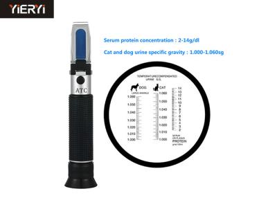 China ATC Clinical Specific Gravity Refractometer For Dog Aluminum Body Construction for sale