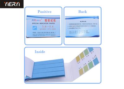 China CE a prueba de humedad de las tiras del papel de tornasol de la alta precisión pH 80 aprobado en venta