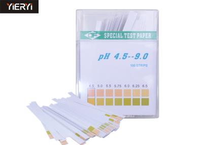 China Wide Range Urine Ph Test Strips / Paper , Ph Indicator Strips For Pregnancy for sale