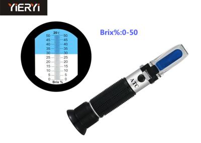 China Handheld Digital Refractometer Beer Optical Fruit With 0-50% Brix for sale
