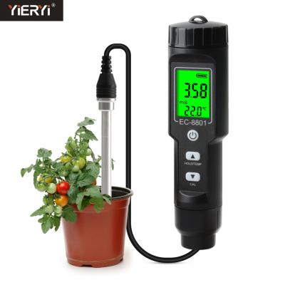 China Portable Digital EC Soil Temperature Tester For Farm Measurement for sale