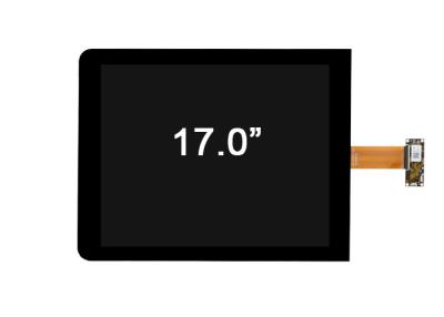 China Grey Glass Capacitive Multi Touch Screen PCT 17 Inch ITO Sensor Glass for sale
