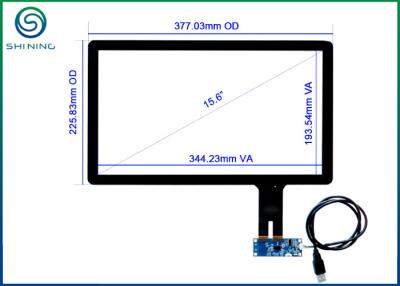 China PC del panel el panel PCAP de la pantalla táctil de 15,6 pulgadas para los terminales de la posición de los quioscos en venta