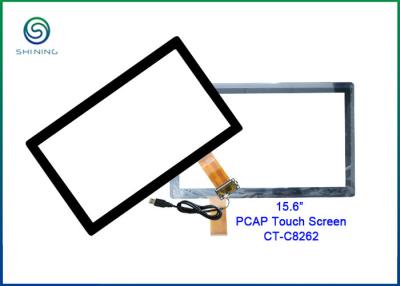 China Las pantallas táctiles de 15,6 pulgadas PCAP proyectaron capacitivo con el vidrio de cubierta fortalecido en venta