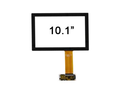 China 10.1 Inch PCAP Capacitive Touch Screen Overlay With 1.1mm Tempered Glass for sale