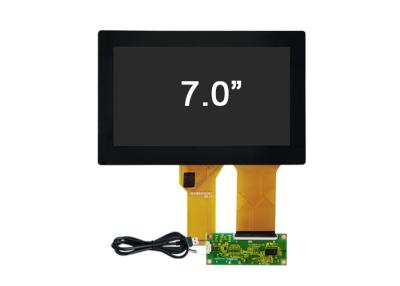 China USB Projected Capacitive PCAP Touch Display 7 Inch With TTL TFT-LCD Panel for sale