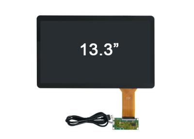 China 13.3 Inch Capacitive G+G PCAP Touch Display Screen with USB Controller Board for sale