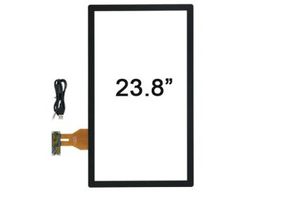 China 23.8 Inch Projected Capacitive Touch Sensor With Strengthened Cover Glass Bonded On for sale
