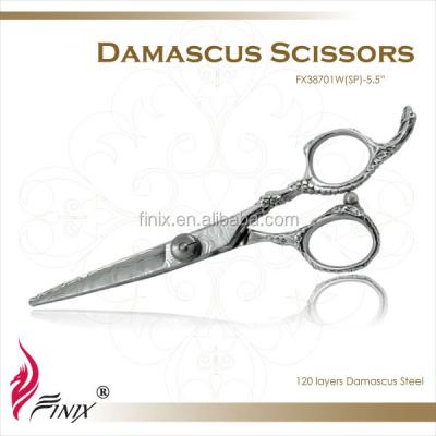 China Professional Hair Scissors Damascus Steel Hair Scissors for sale