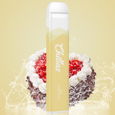 China Chillax 1500 Puffs Disposable Vape Cream Cheese Cake Flavoured for sale