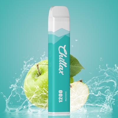 China Crispy Apple Flavored Disposable E Cigs Built In 700mAh Battery for sale
