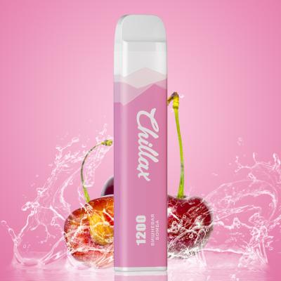 China Chillax 1200 Puffs disposable Nicotine Vape Cherry Bomb Flavored for sale