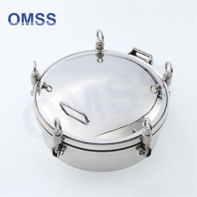 China Round Metal Manhole Cover DN500 Stainless Steel Sanitary With Pressure for sale