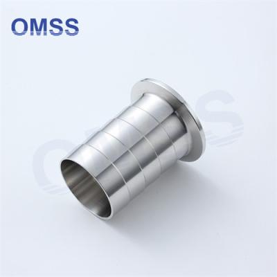 China 3A Sanitary Stainless Steel Gas Pipe Fittings Ferrule 14MPHR SS304 1.5