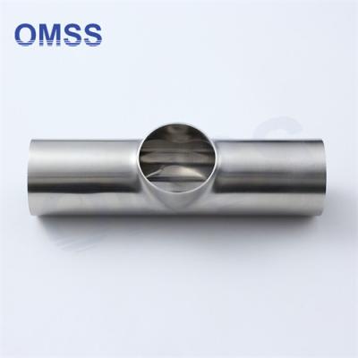China Stainless Steel Pipe Fitting Short Reducing Welded Tee Sanitary 316L for sale