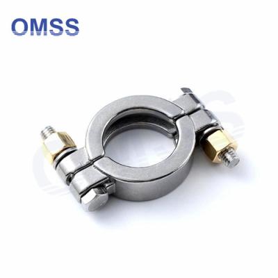 China Stainless Steel Sanitary Fittings High Pressure Sanitary Clamp 13MPH 3A SS304 for sale