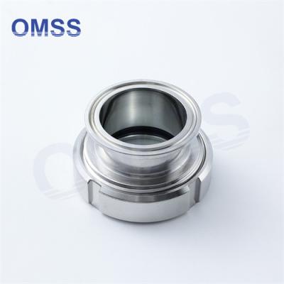 China Sanitary Tank Sight Glass Stainless Steel Clamp Observation Glass With Union,Types Of Tank for sale