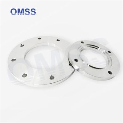 China Tappped Vacuum Flange Fittings Stainless Steel ISO Bored Blank Bolted Vacuum Fittings for sale