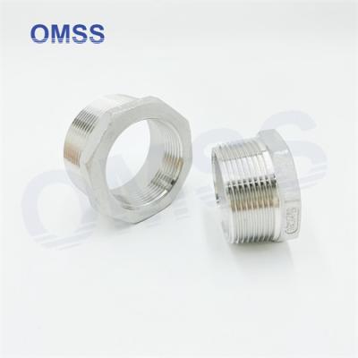 China Stainless Steel Sanitary Hex Head Reducing Bushing Screwed Fittings for sale