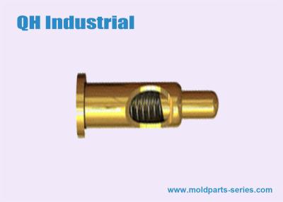 China SLC 1A 2A 12V 1mm 2mm 3mm 4mm Single Head Double Head Pogo Pin,Electrical Plug Brass Pin for sale