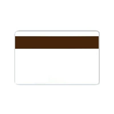 China Loyalty Membership Magnetic Stripe Card Plastic Material White Matte Color for sale