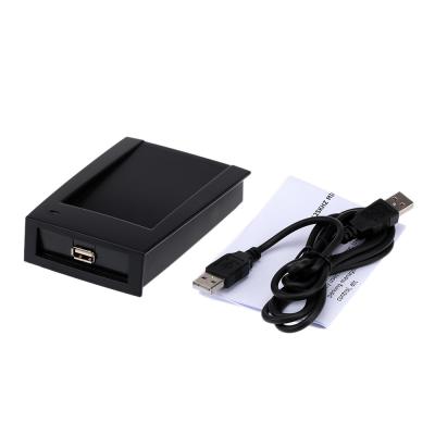 China Customized Printable High Quality Desktop USB Square Reader for Smart Contactless Card and Chip with USB Cable for sale