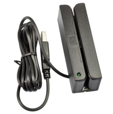 China 3 Tracks Magnetic RFID Card Reader Bi - Direction Read MSR90 USB Interface DC 5V for sale