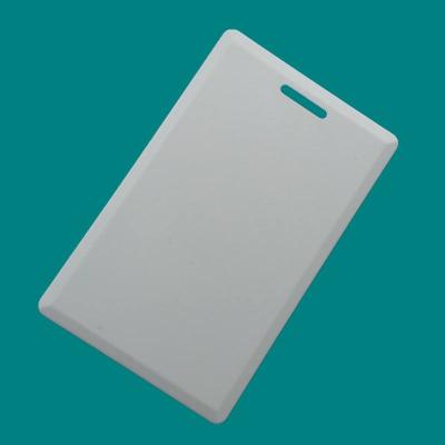 China Tk4100 125kHz RFID Proximity Card Plain White Clamshell For ID Identification for sale