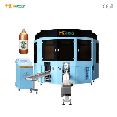China Multi Colors Automatic Screen Printing Hot Stamping Machine For Glass Bottle Industry for sale
