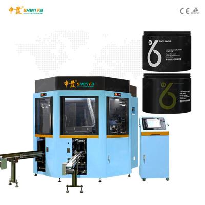 China Three Color Automatic Screen Printing Machine Hot Stamping All In One Machine For Plastic Jar for sale