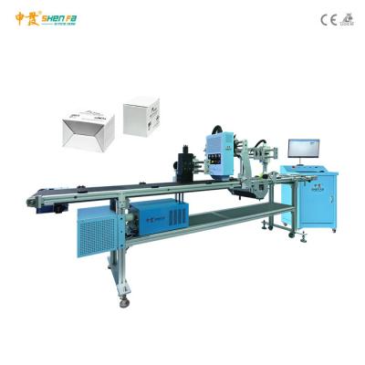 China 5.5kw High Speed Flatbed Inkjet Printing Machine For Paper Box Te koop