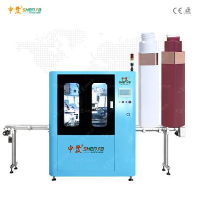 China Máquina de carimbo quente servo automática para a garrafa de Cosmtic do quadrado à venda