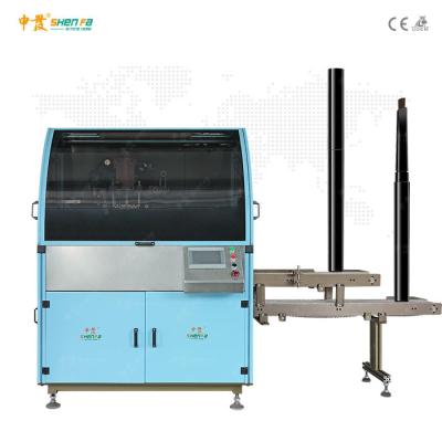 China Cosmetics Pen Barrels Single Color Screen Printing Machine With Servo Motor 3.5KW for sale