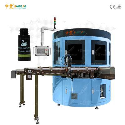 China Dia 8-25MM Two Color Screen Printing Machine For Cosmetic Pen Barrels Eyeliner Bottle à venda