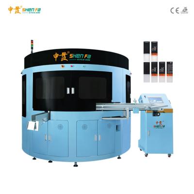 China 100pcs / Minute 3 Color Screen Printing Machine Hot Stamping Varnish All In One Machine For Soft Tube for sale