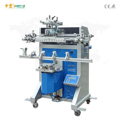 China 1300pcs/hr Long Pole Rolling Semi Automatic Screen Printer For Long Tube for sale