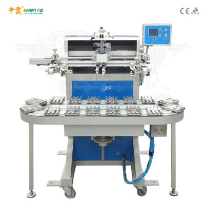 China 5 Bars AC220V 50Hz Semi Automatic Screen Printer With Conveyor for sale