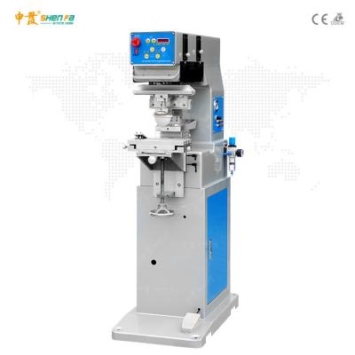 China Single Color Ink Tray Ink Cup Semi Automatic Pad Printing Machine 30pcs/min for sale