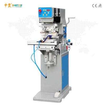 Китай Печатная машина пусковой площадки 2 цветов чашки 60W чернил подноса чернил Semi автоматическая продается