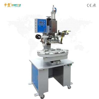 China 8 Station Conveyor Plane Semi Automatic Hot Stamping Machine for sale