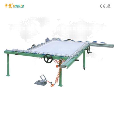 China Mechanical Screen Tense Machine Manual Screen Stretching Machine for sale