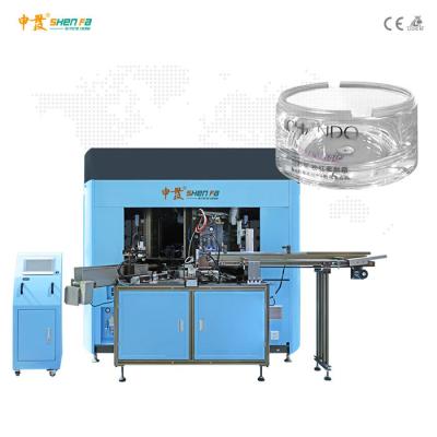 China Druckmaschine des Farbbildschirm-SF-SHR460 vier für kosmetische Gläser zu verkaufen