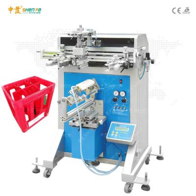 China CE 350x250mm Semi Auto Screen Printing Machine For Plastic Crate for sale