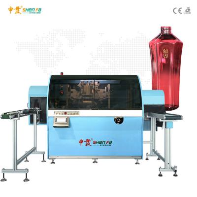 China Mechanical Driving Bottles Automatic Hot Foil Stamping Machine for sale