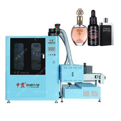 China PLC Automatic Screen Printing Machine Glass Perfume Bottle Silk Printing Equipment for sale