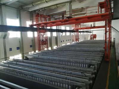 China 1000 Ton Manual Anodizing Production Line 10µM - 12µM Micron for sale