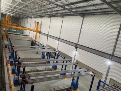 China 1000T/Month Anodizing Line Equipment Automatic / Semiautomatic for sale