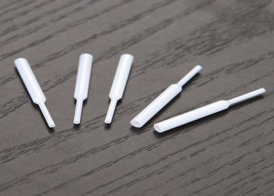 China Ceramic / Tungsten Carbide Coil Winding Nozzle , White Wire Guide Tube for sale