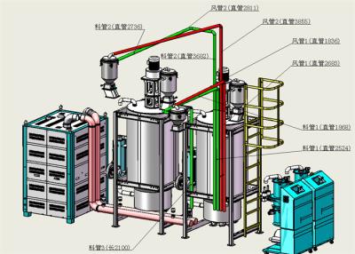 China Varied Installed Power Plastic Dehumidifier With Honeycomb Rotor Moisture Control zu verkaufen